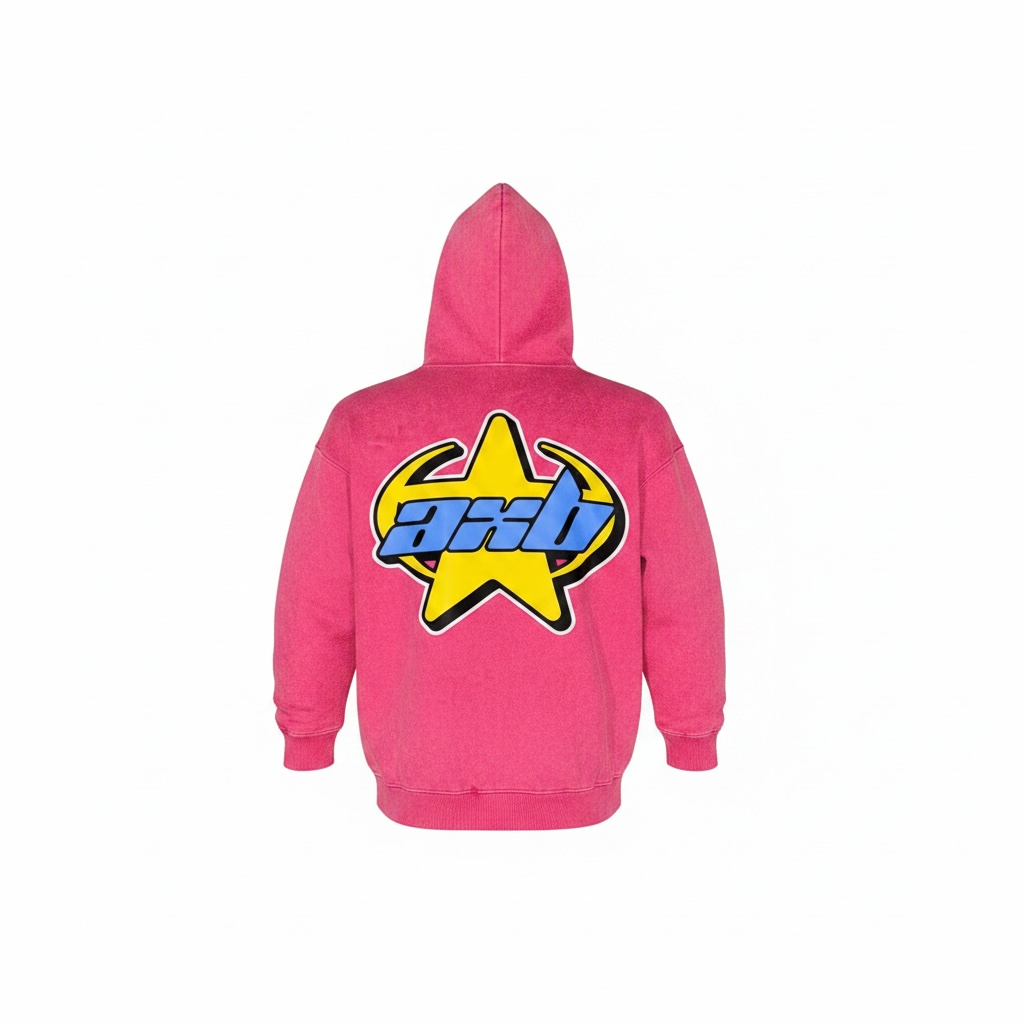 PINK ANGELXBAE HOODIE