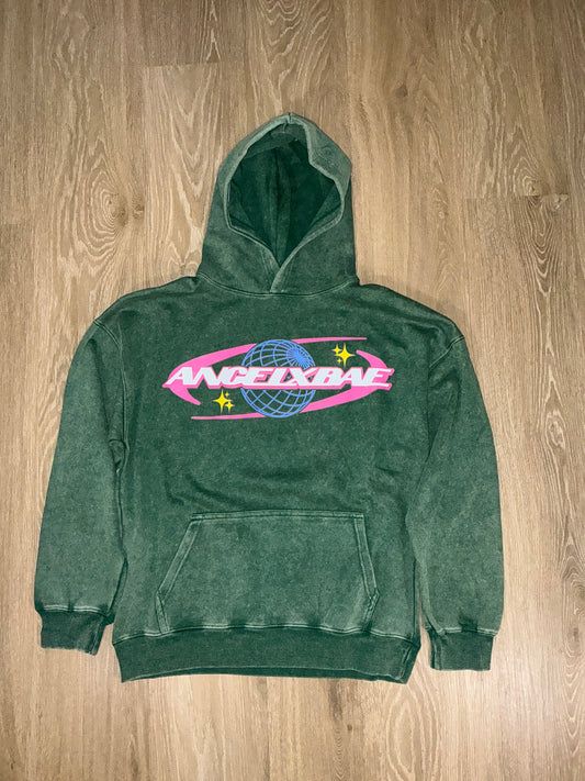 GREEN ANGELXBAE HOODE